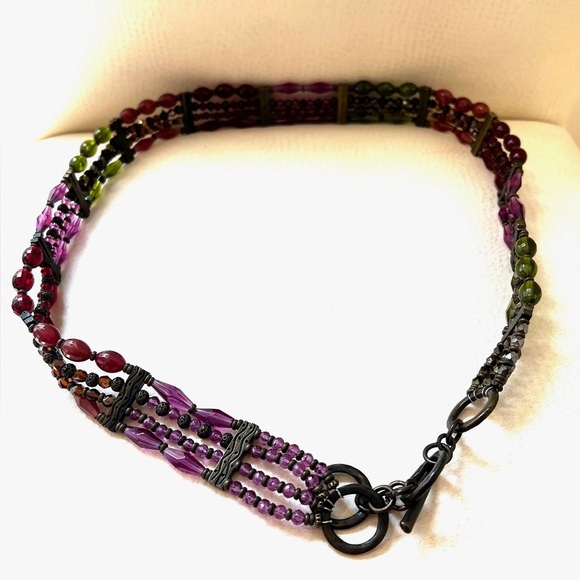 Beaded belt colorful - Picture 1 of 9